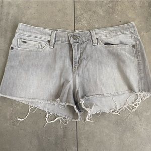 Joe's Jeans gray CHLOE cut off jean shorts 27